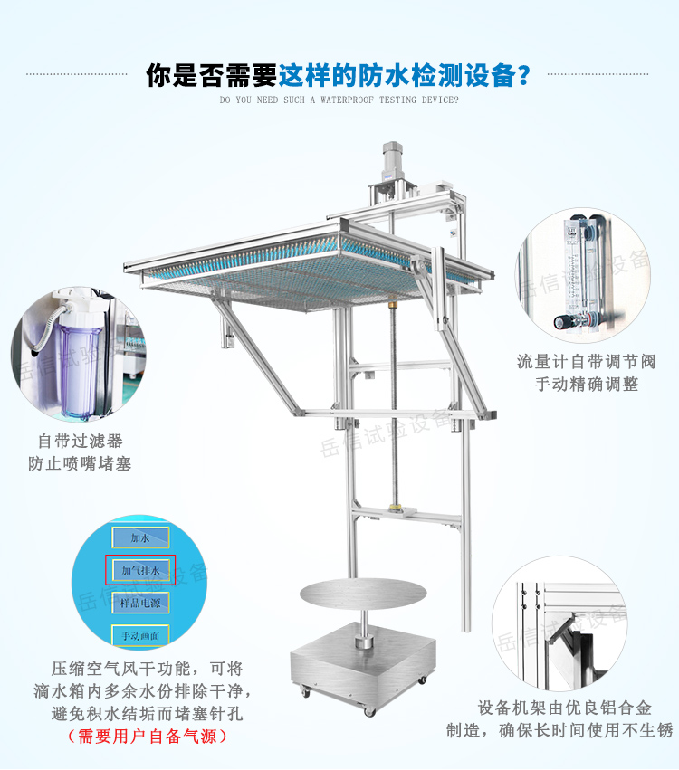 電風扇IPX2等級防水試驗裝置